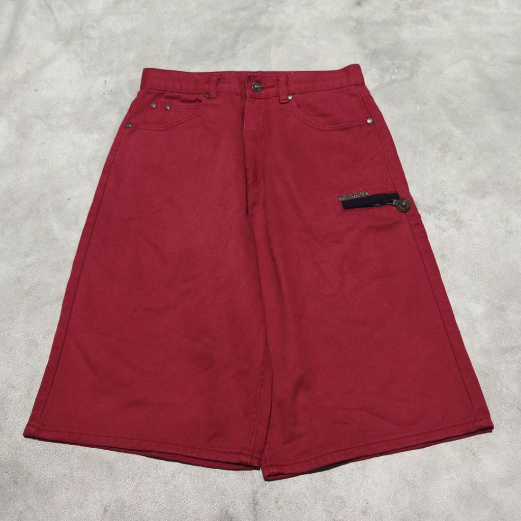 Celana pendek y2k pelle pelle merah