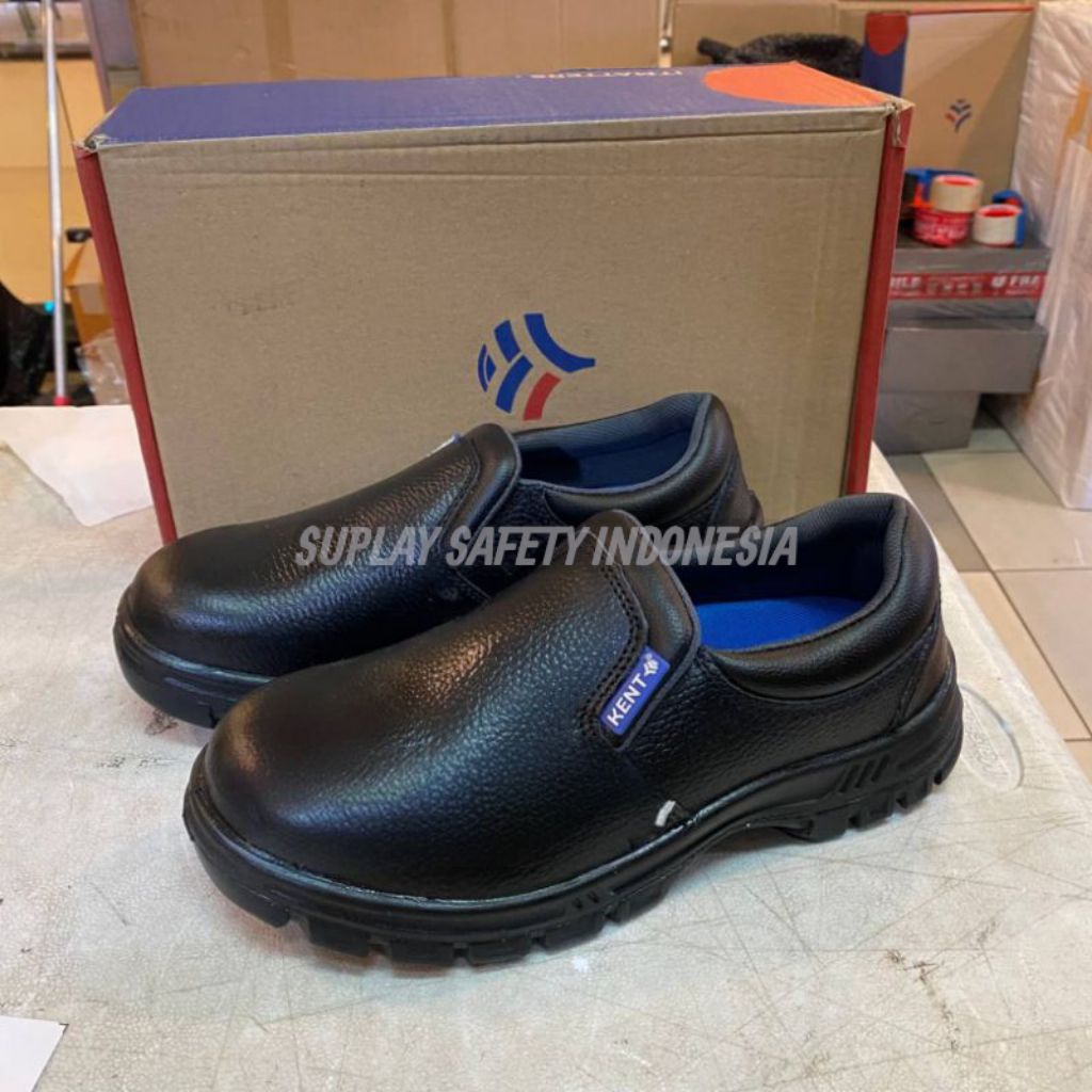 SEPATU SAFETY KENT MODEL PAPUA TYPE 78106 WARNA HITAM/BLACK - SEPATU SAFETY KENT PAPUA - KENT SAFETY