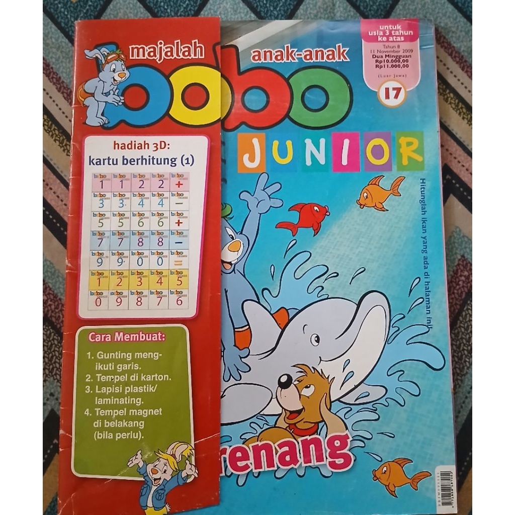 MAJALAH BOBO ANAK-ANAK BEKAS ORIGINAL