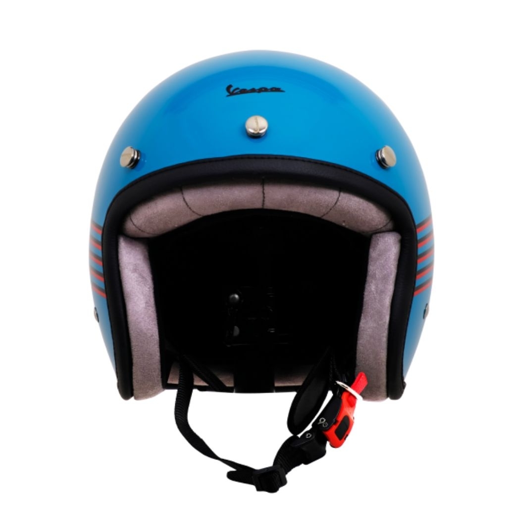 HELM BIRU VESPA HELMET GRAPHIC BLUE ID ORIGINAL PIAGGIO VESPA