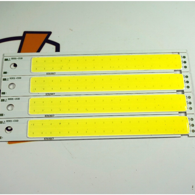 Led COB 3V 3.2V Panjang White Putih 6000k PCB Aluminium