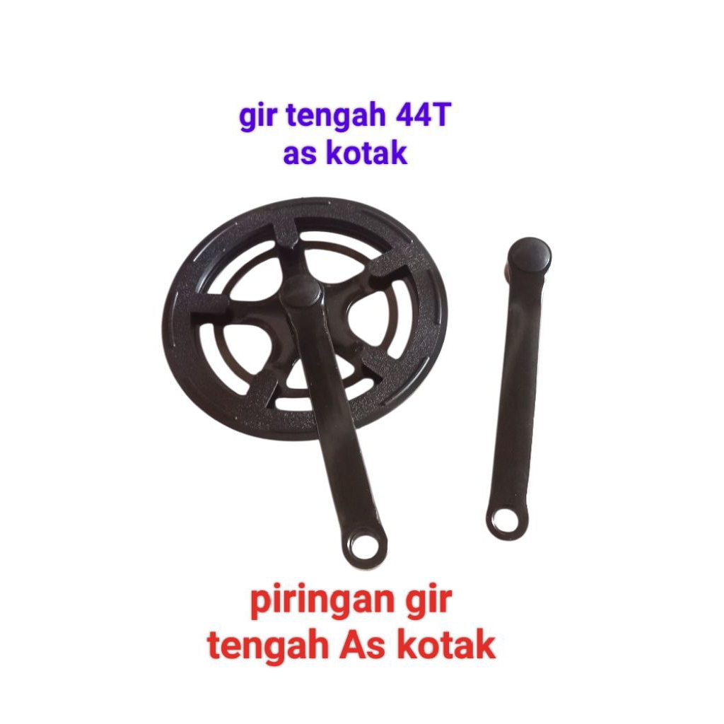 Gir tengah 44T as kotak sepeda gir tengah