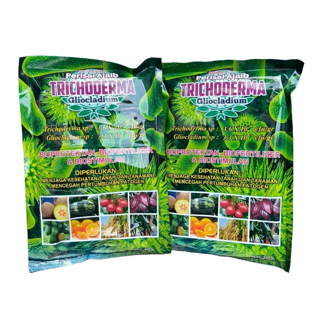 Pupuk Hayati Trichoderma Gliocladium Pembasmi Penyakit Tanaman 500gr