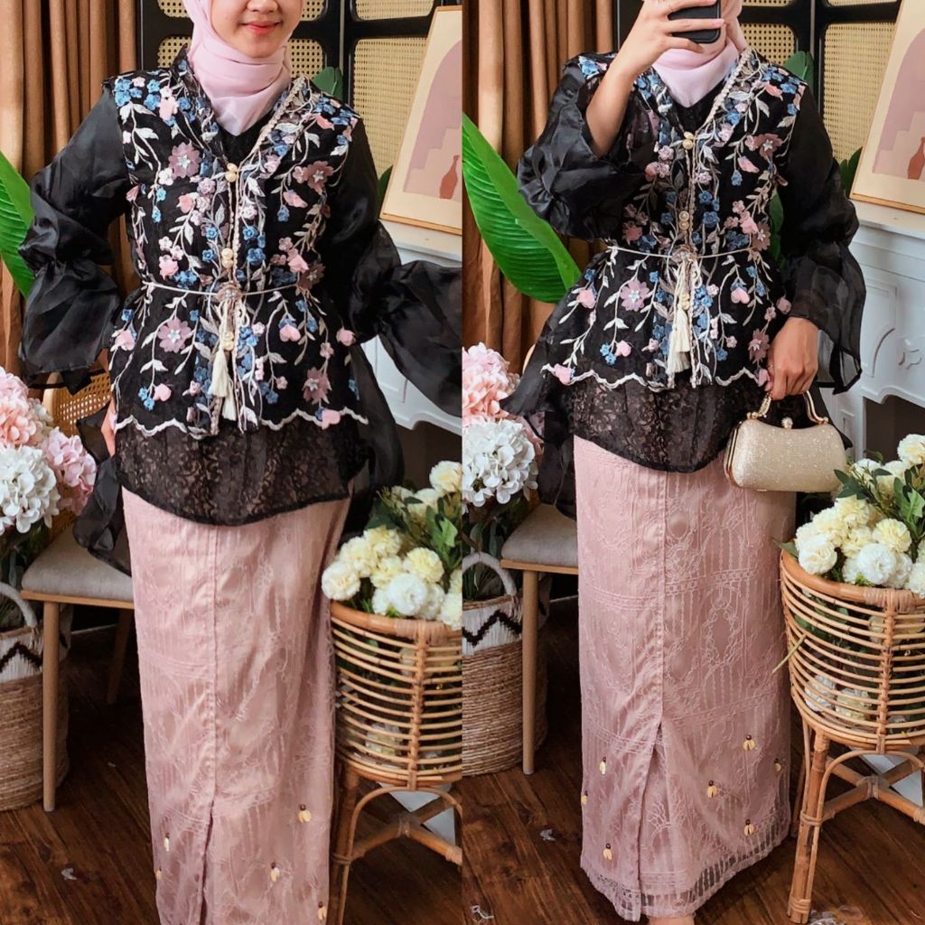 Beachylooks Atasan kebaya Raya Minny kebaya wisuda kebaya lamaran atasan kondangan baju simple elega