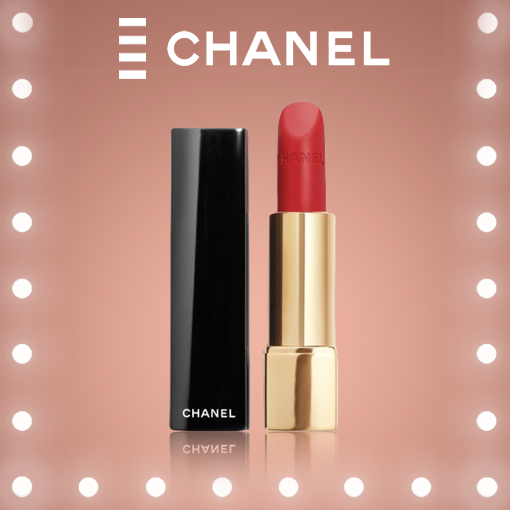 CHANEL Rouge Allure Velvet Lipstick 3.5g Matte Longwear Jojoba Oil Banyak Warna