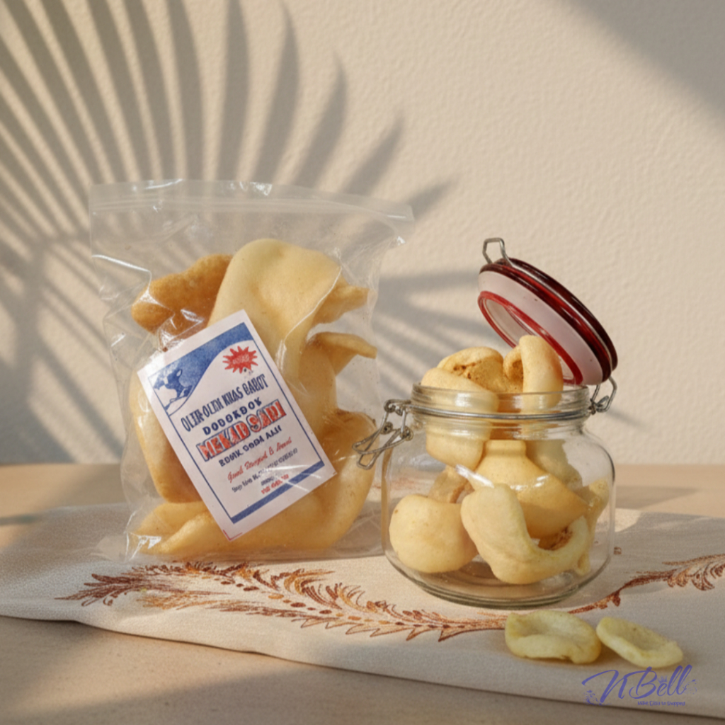 Dorokdok Kerupuk Kulit Sapi Jumbo Original 100 Gram Camilan Gurih Renyah Khas Garut