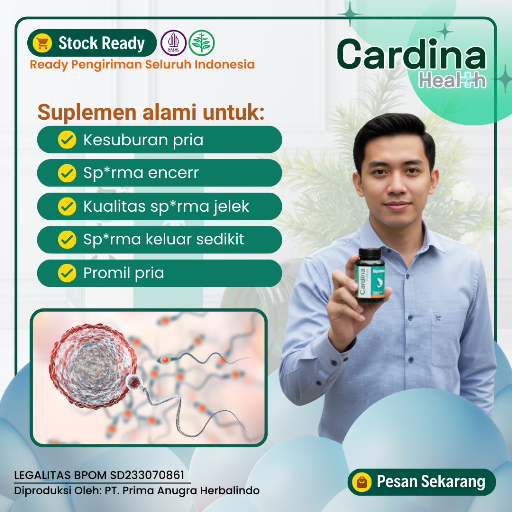 Cardina Health Squalene Suplemen Kesuburan Pria