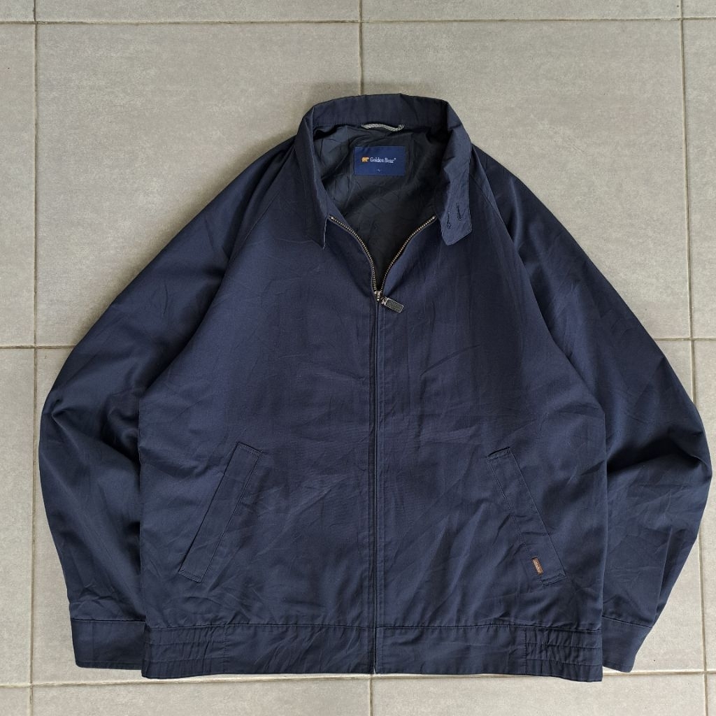 Jaket Harrington Golden Bear Navy