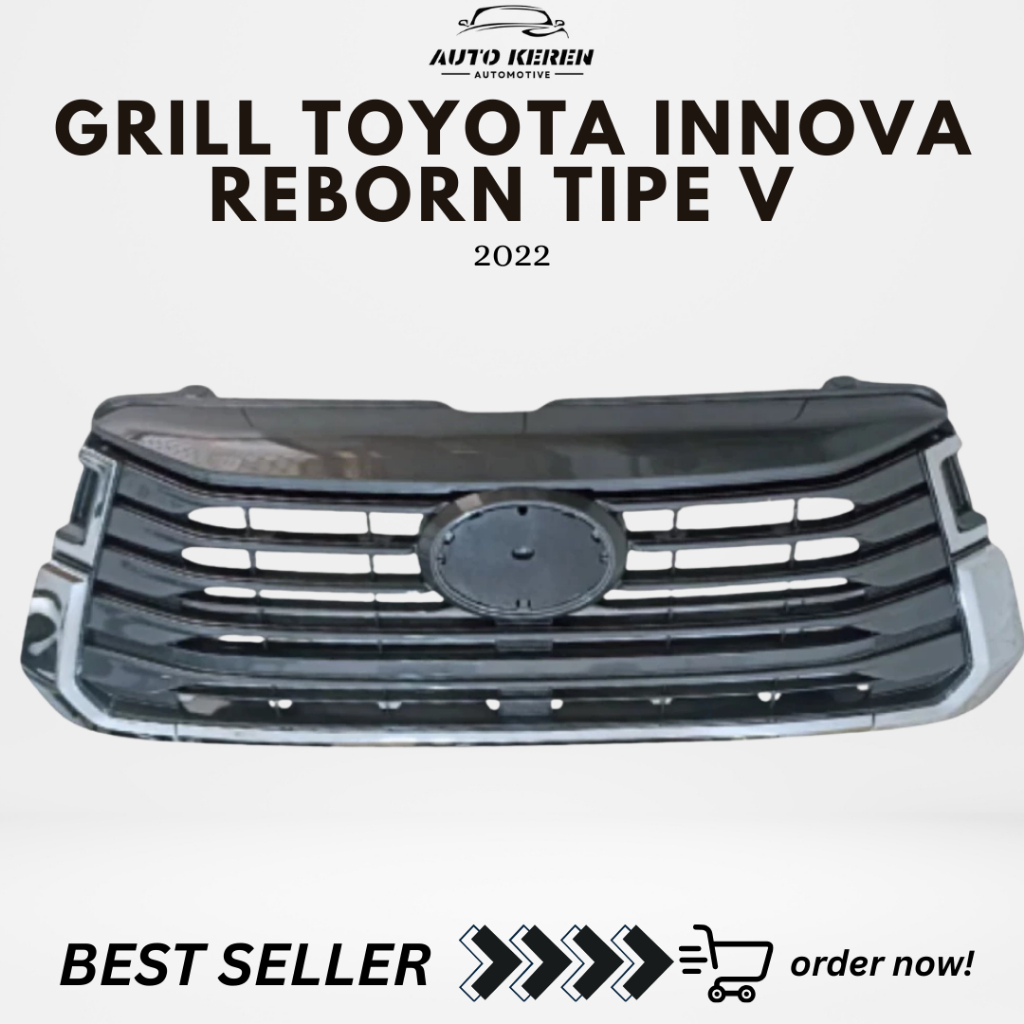 GRILL TOYOTA INNOVA REBORN TIPE V 2022 UP