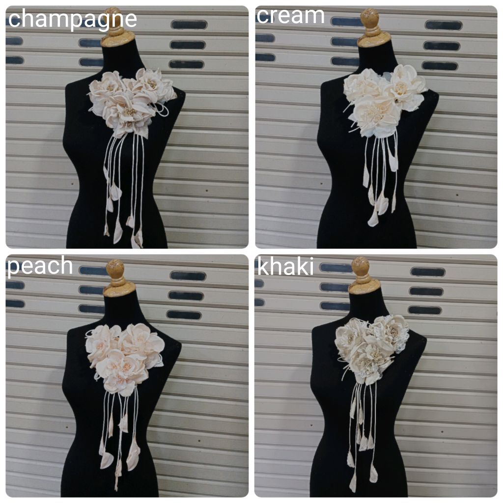 Korsase Jumbo/Bunga Korsase Juntai,Bunga Kebaya,Korsase Gaun/Aksesoris Hiasan gaun/Bunga aplikasi Ga