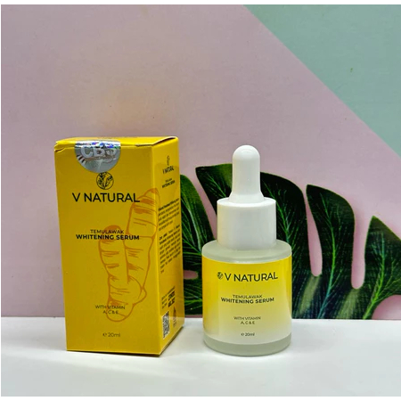 V Natural Temulawak Serum Original 20ml / SERUM V NATURAL