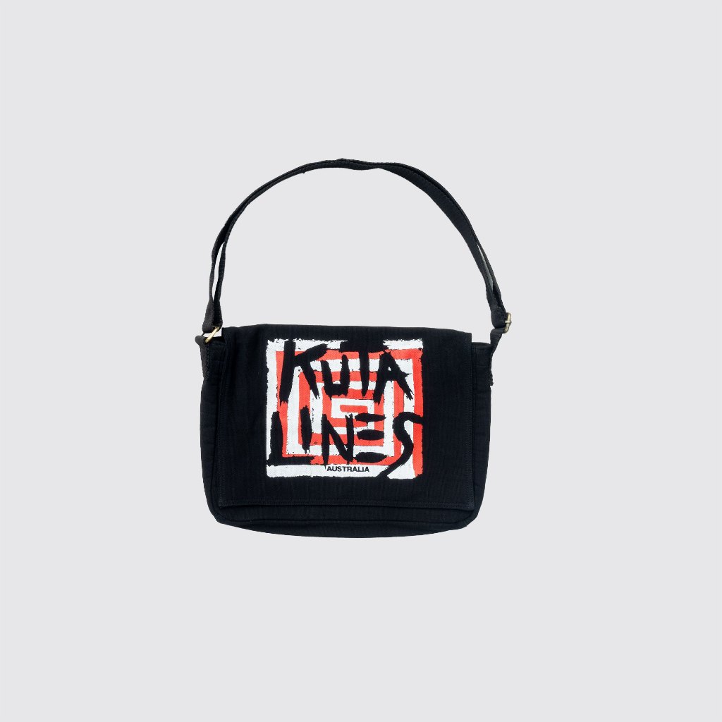 Kuta Lines - Painted (Black) - Premium Messenger Bag