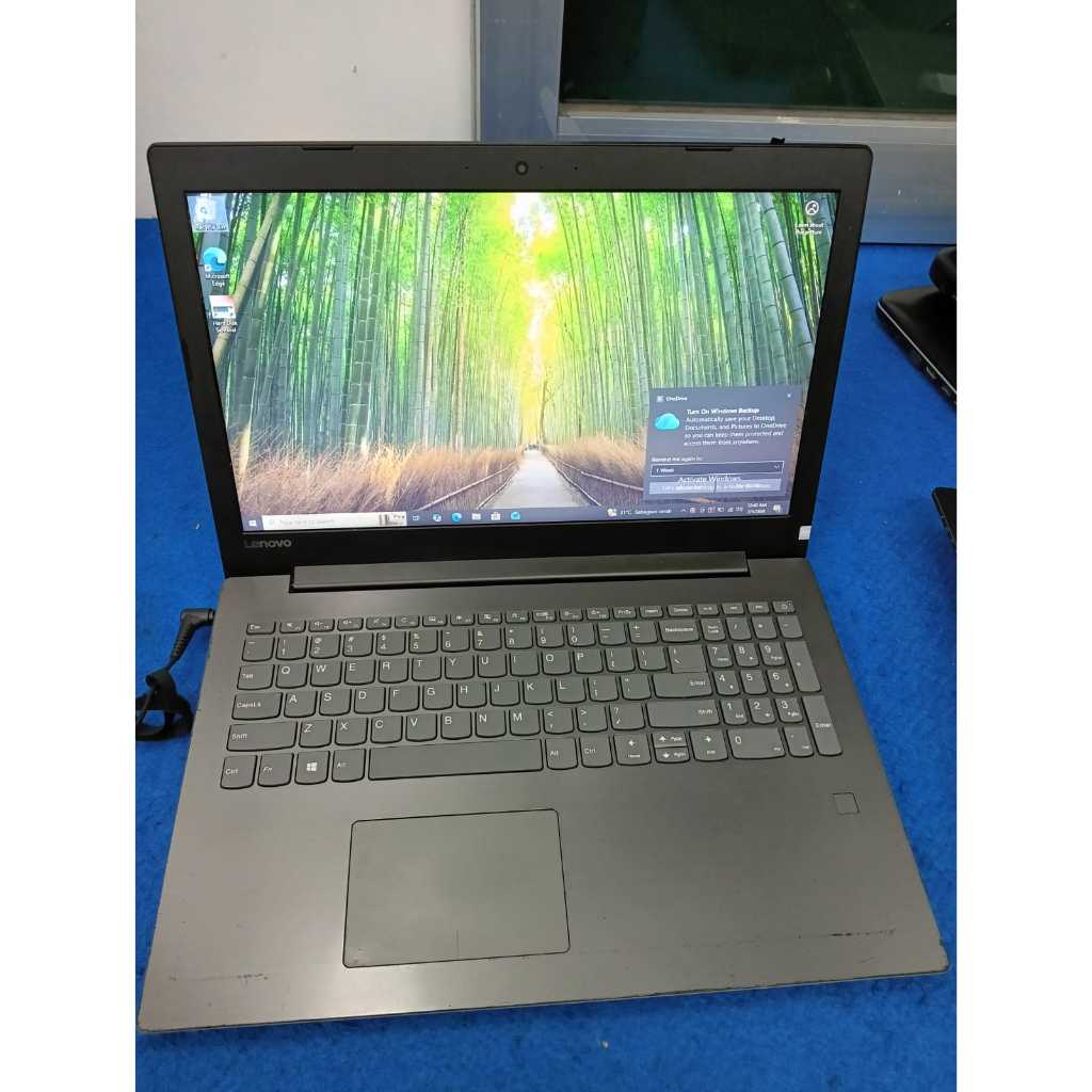 laptop LENOVO IDIAPAD 320/AMD A12/RAM 8GB/SSD 240GB battery baru