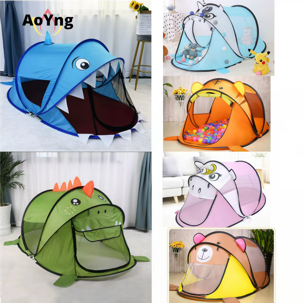 Tenda Anak Karakter Tenda Camping Anak Lipat Mainan Tenda Anak Rumah Tenda Anak Karakter Hewan