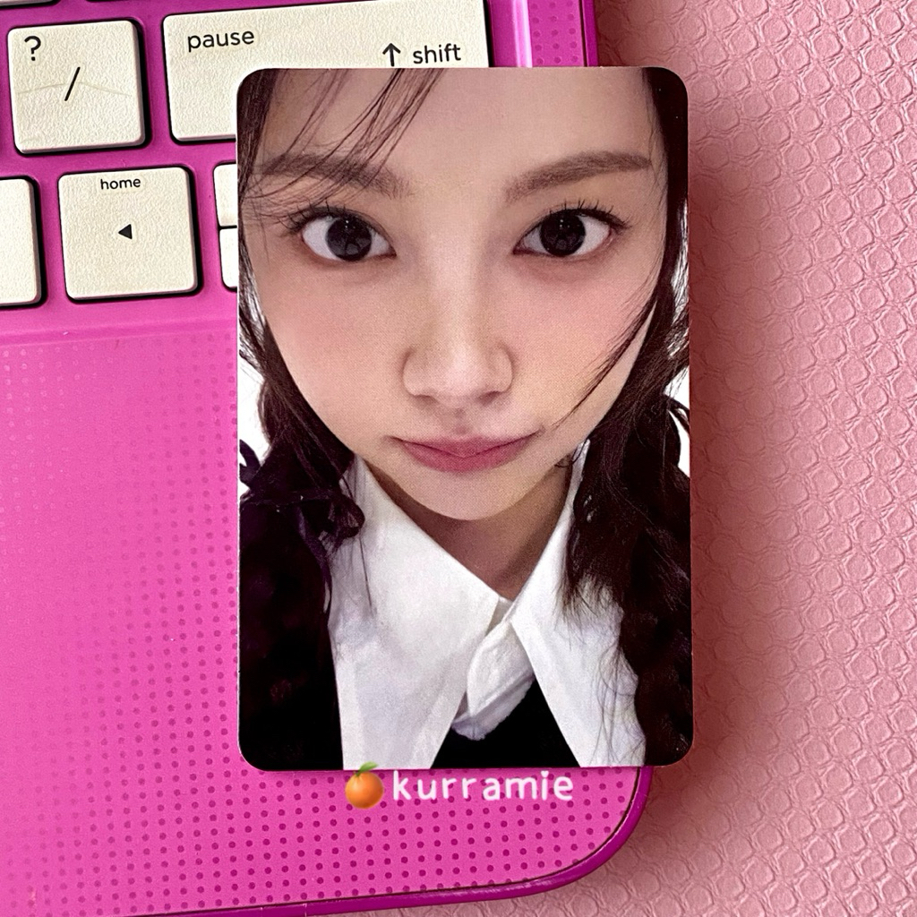 (clearance sell) photocard carmen hearts2hearts official tc four hearts club pc trading card carzoom