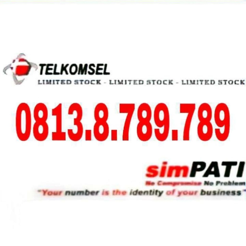 Nomor Cantik Simpati 11 Digit Angka 789