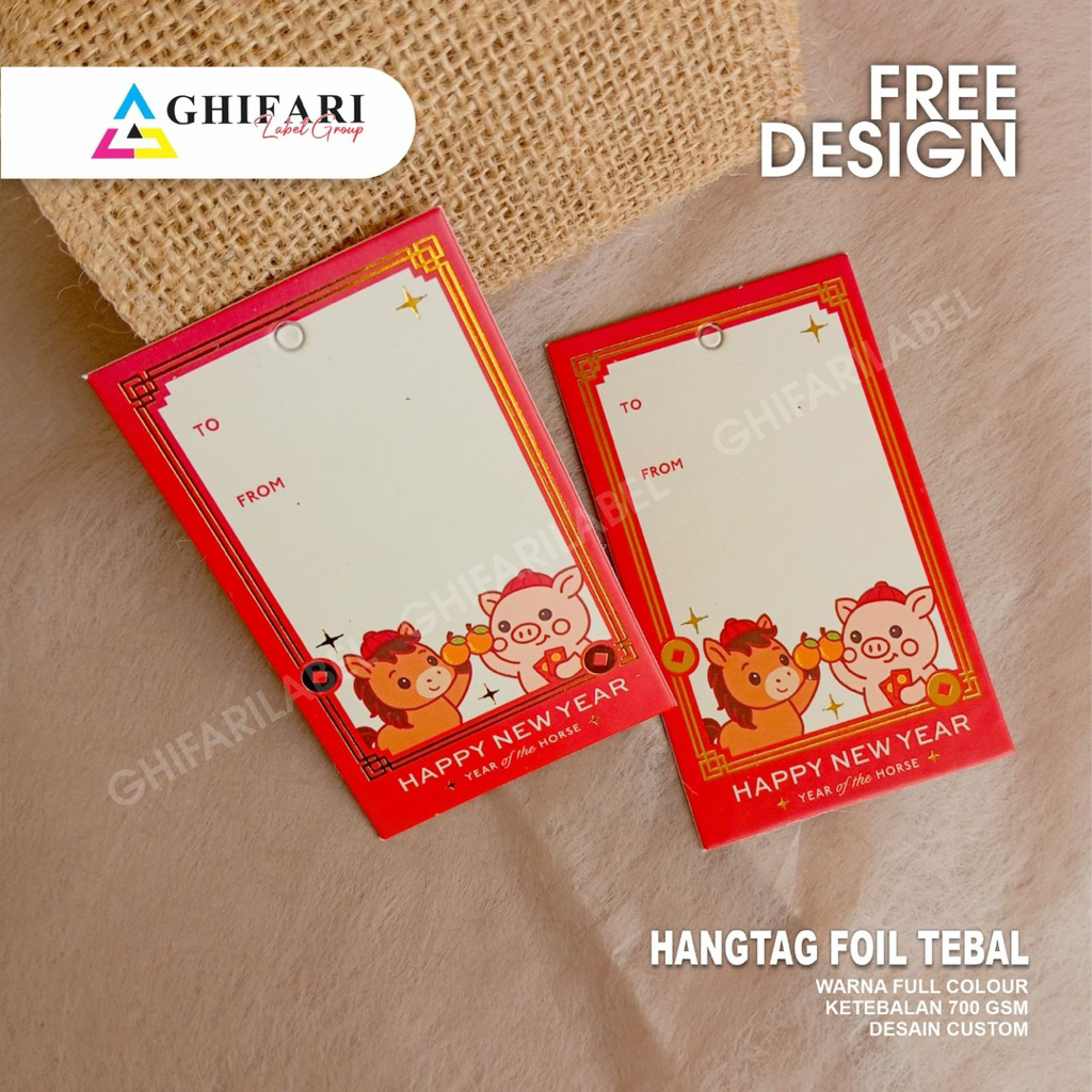 HANGTAG FOIL COUTUM / hangtag label baju/hangtag premium foil /hangtag Elegan hangtag premium/hangta