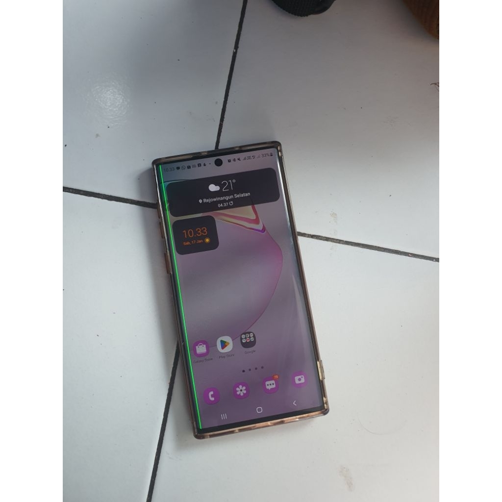samsung note 10 biasa ram 12/256 minus lcd