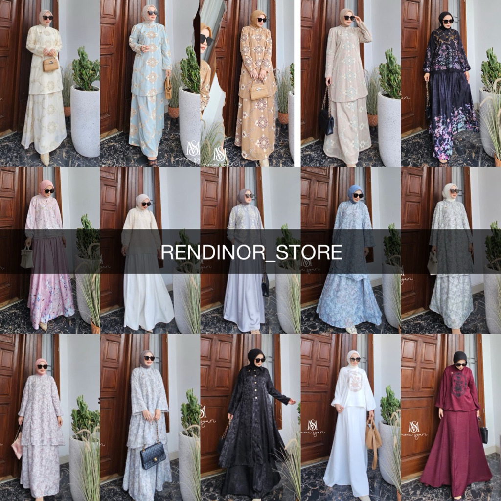 MONA ME SET ALL COLLECTION (ATASAN DAN ROK) BY MONA SYARI