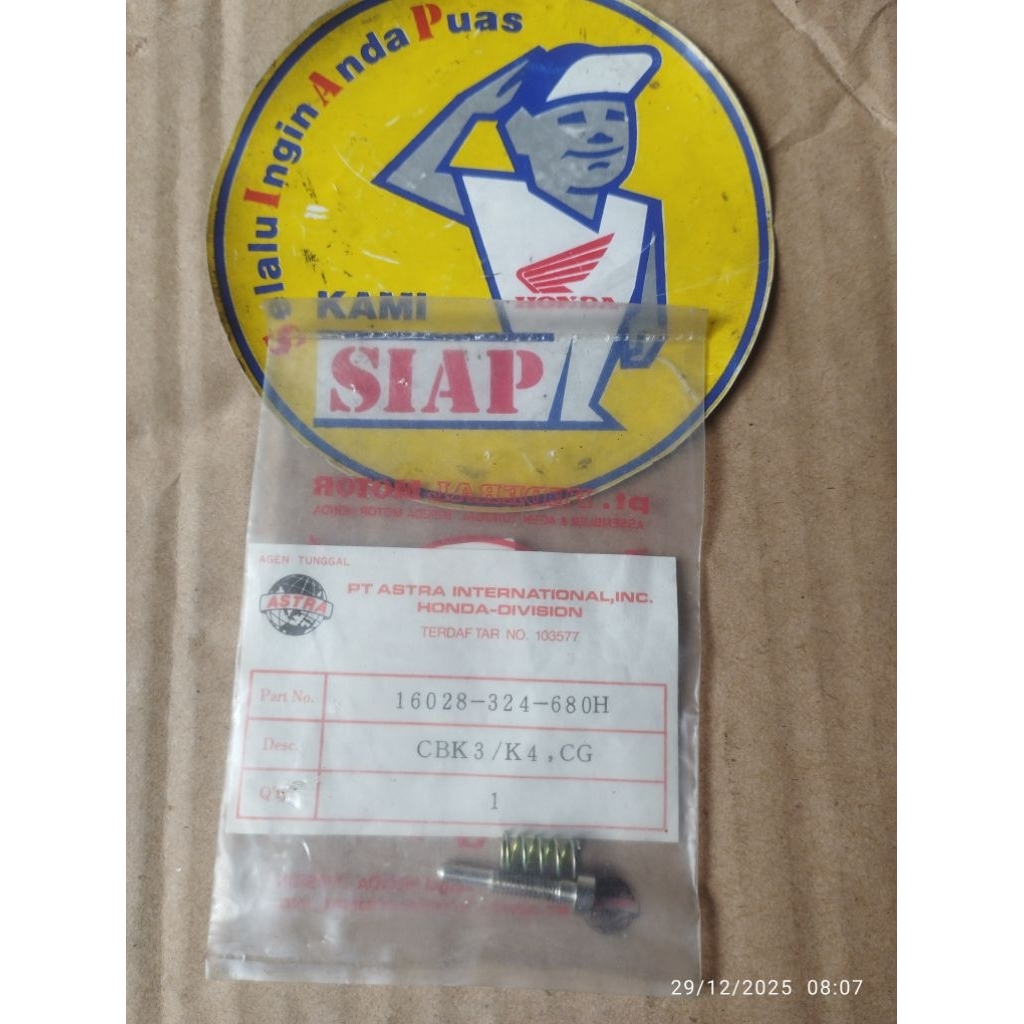 jarum setelan gas karburator karbu honda cb100 cb125 cb 100 cb 125 gl100 gl125 gl 100 gl 125 cg110 c