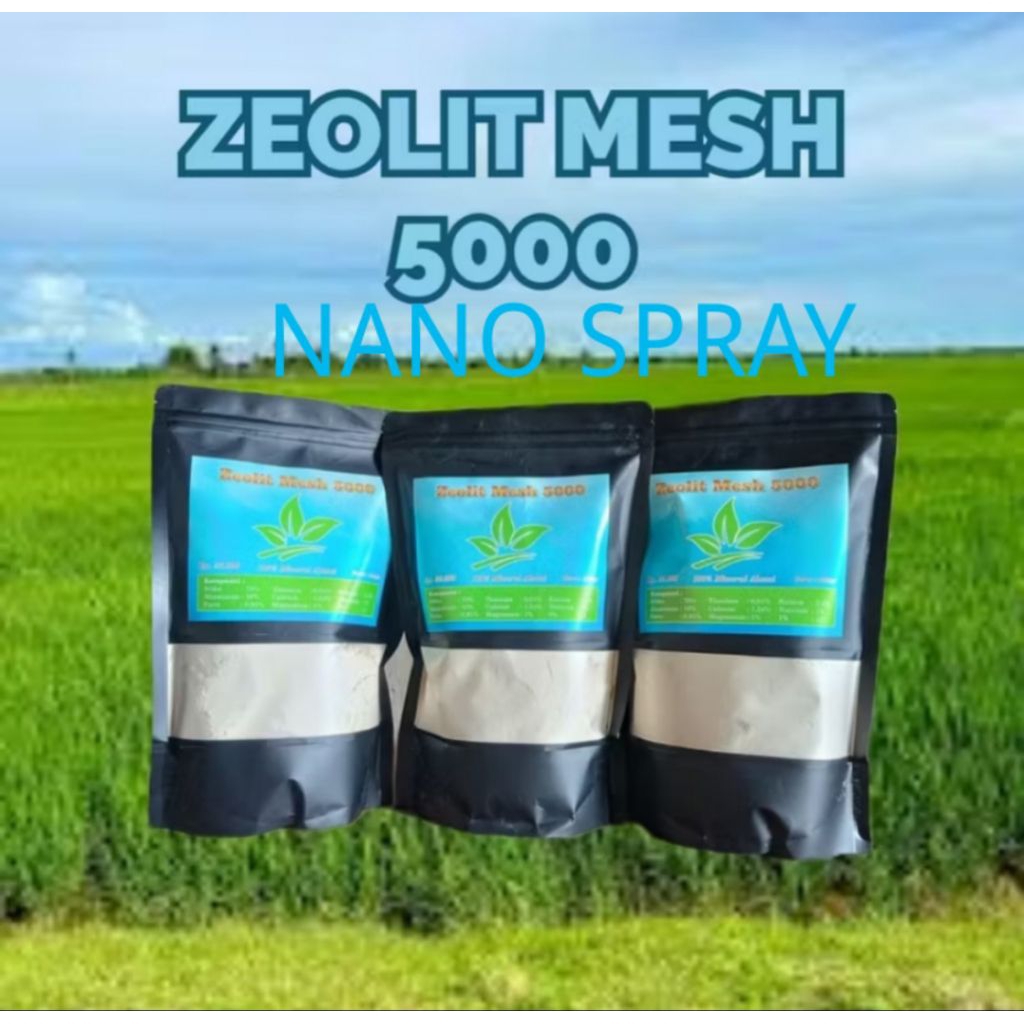tepung zeolite nano spray  mesh 5000 2kg