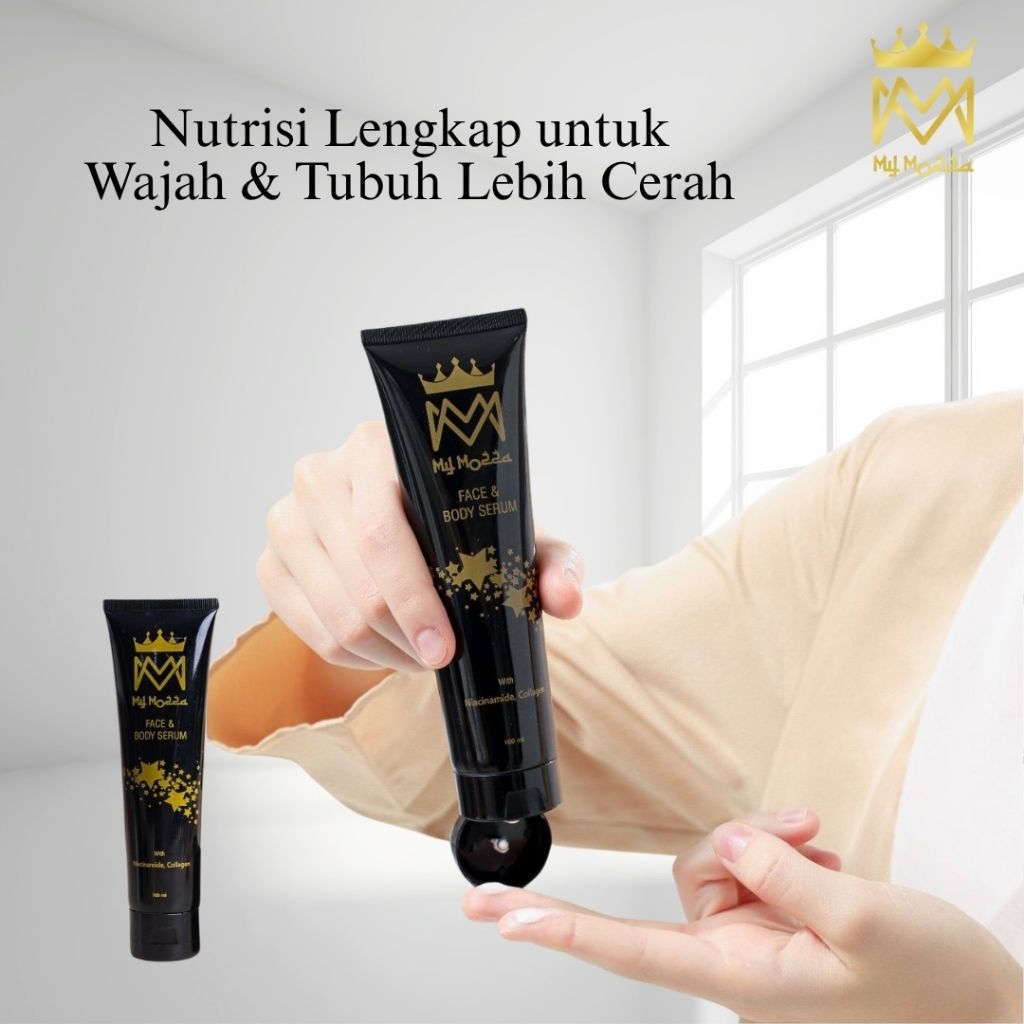 Serum Wajah dan Tubuh (Serum fnb) My Mozza 100gr - Mencerahkan, Anti-Penuaan, Menjaga Elastisitas, S