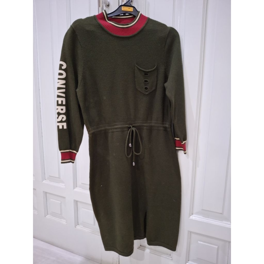 Dress Wanita Waran Olive