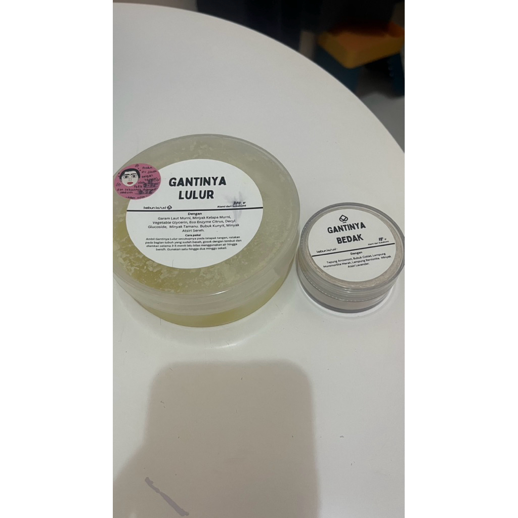 gantinya bedak dan gantinya lulur kunyit by kebun kuuk second preloved