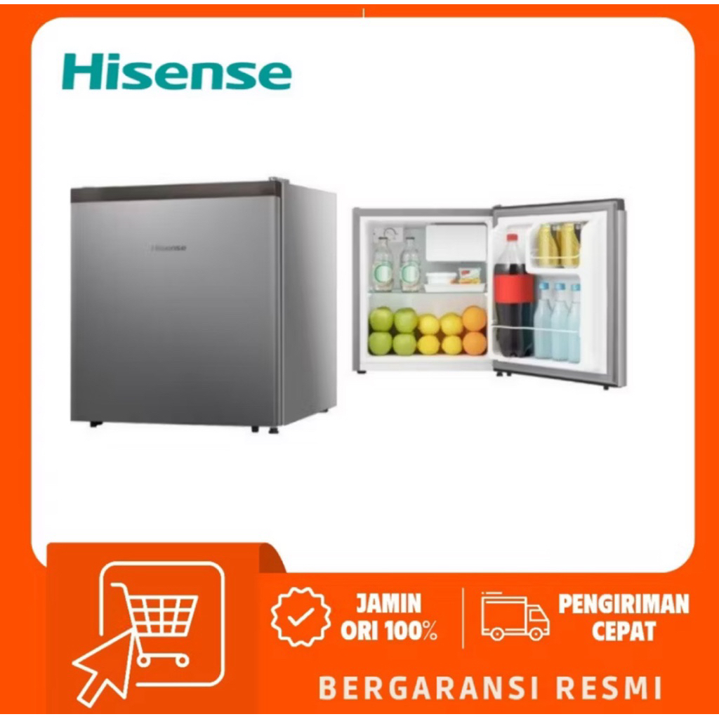 HISENSE Kulkas Mini Bar Refrigerator RR68D4IGN | Kulkas Portabel | Kulkas Mini | Kulkas
