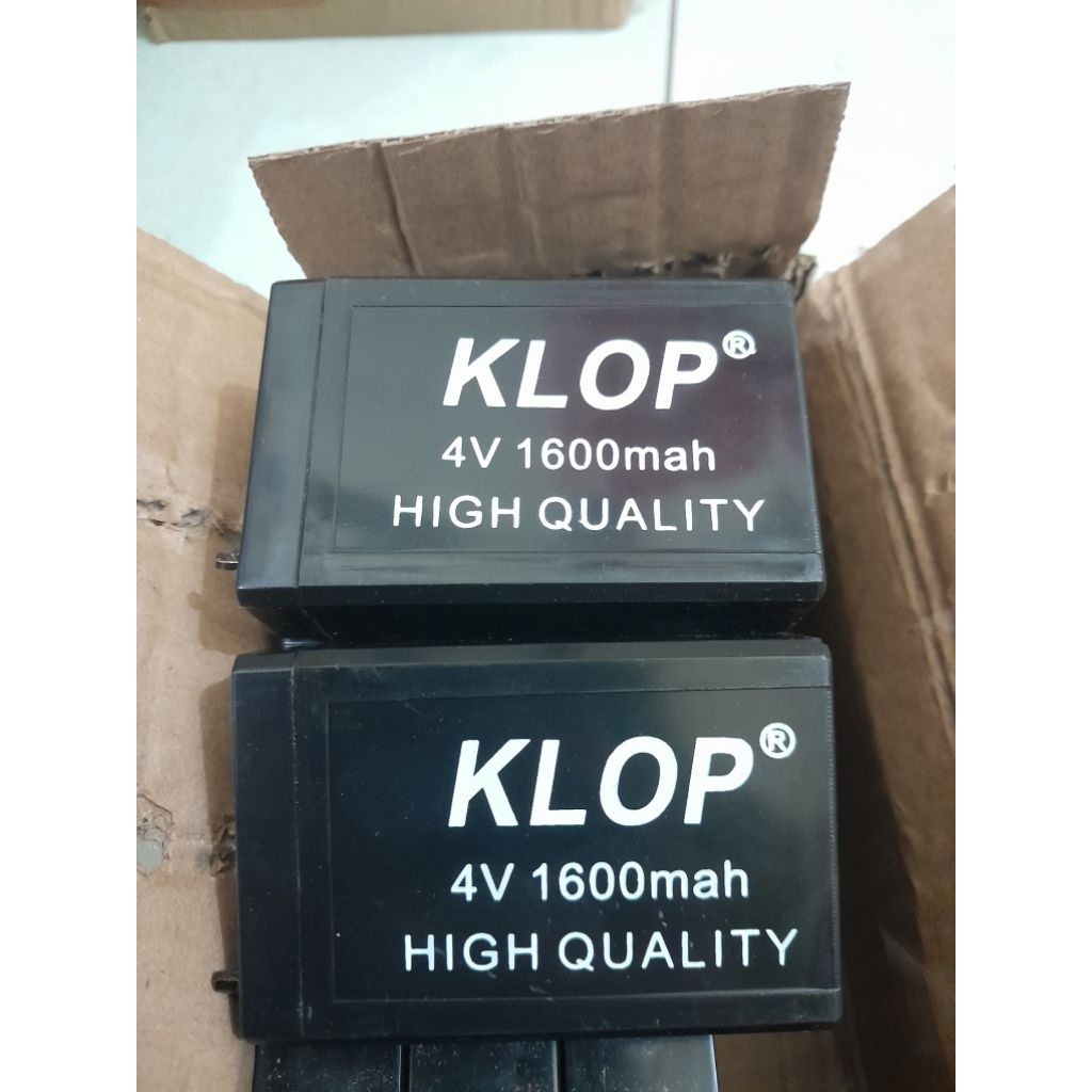 BATERAI AKI KERING 4VOLT 1600mAh RECHARGERABLE TAHAN LAMA