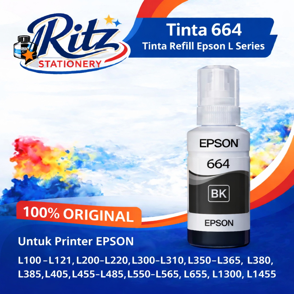 Tinta Epson 664 Original 100%
