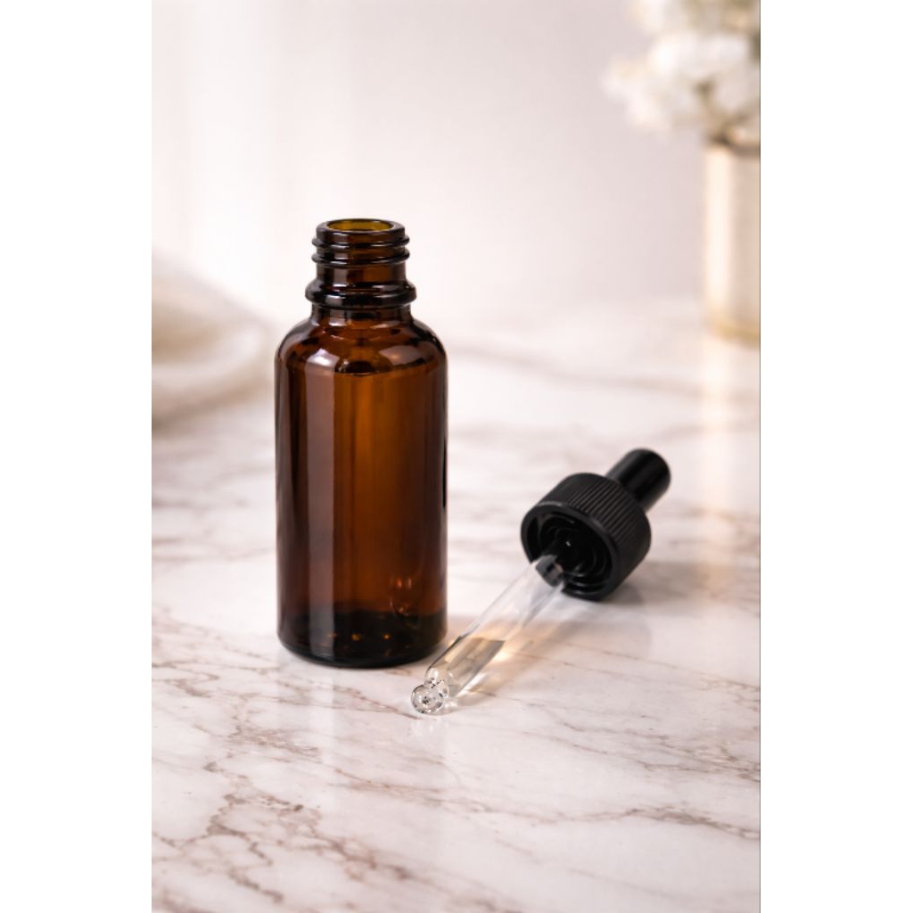 Botol Pippet Kaca Amber 30ml