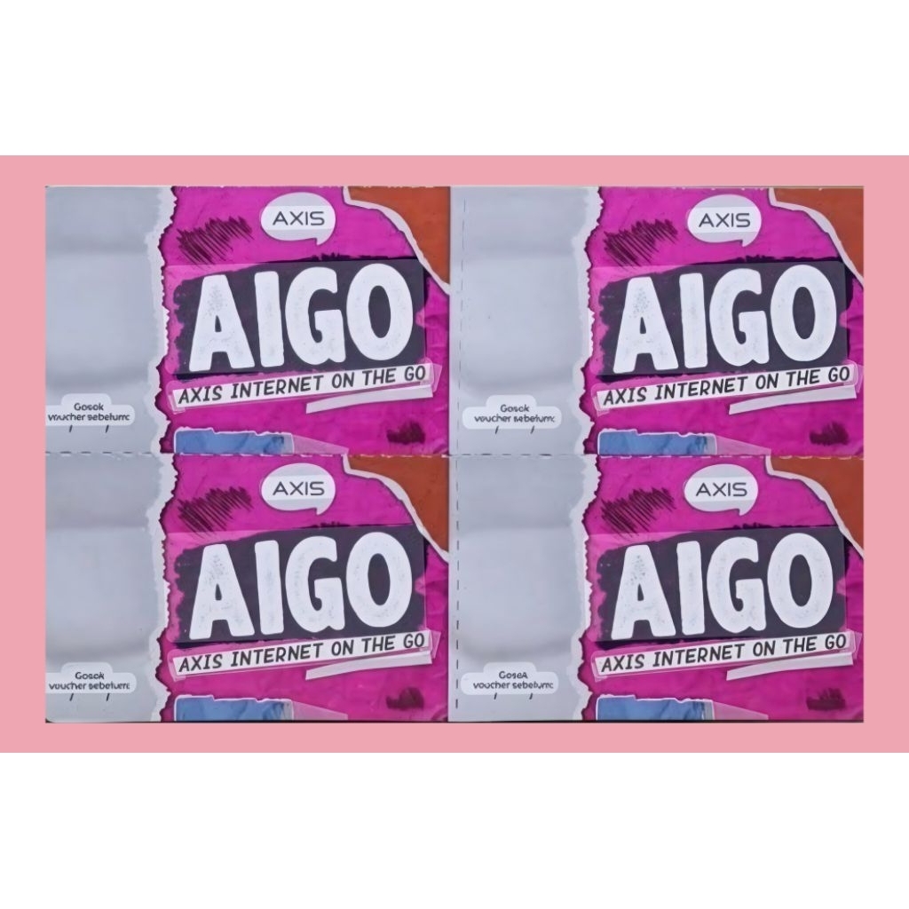 Voucher Kosong Aigo Axis - Nasional