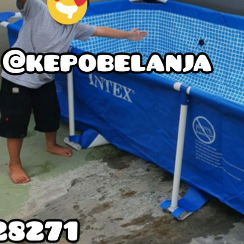 Intex 28271 | Kolam renang keluarga | kolam besar jumbo | frame pool intex 28271|swimming pool intex