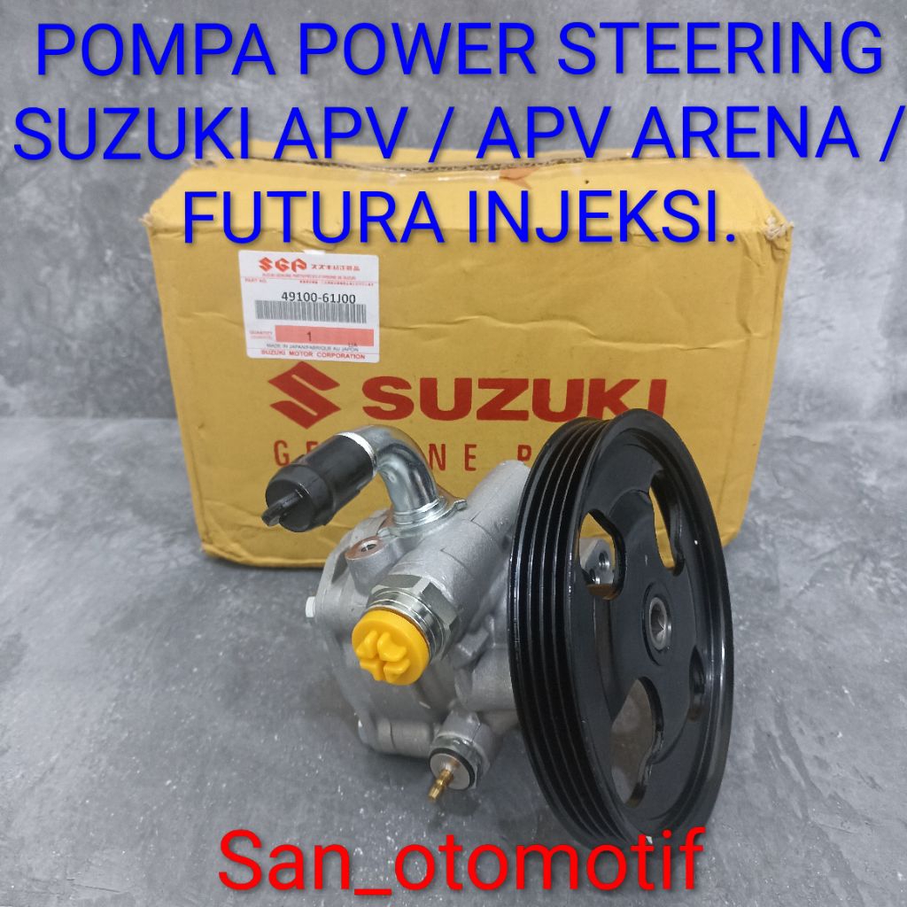 POMPA POWER STEERING SUZUKI APV / APV ARENA / FUTURA INJEKSI PUMP STEERING ORIGINAL