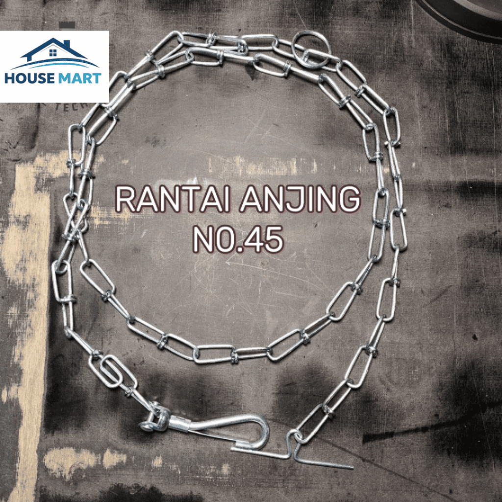 RANTAI ANJING NO.45 RANTAI HEWAN/RANTAI GOGOK 1,5METER RANTAI MONYET/HEWAN 150CM / RANTAI HEWAN / RA