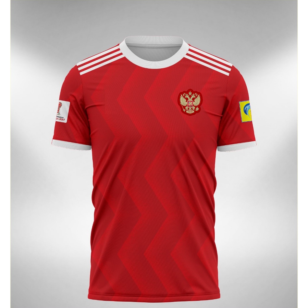 Jersey Russia Home 2017 Full Patch