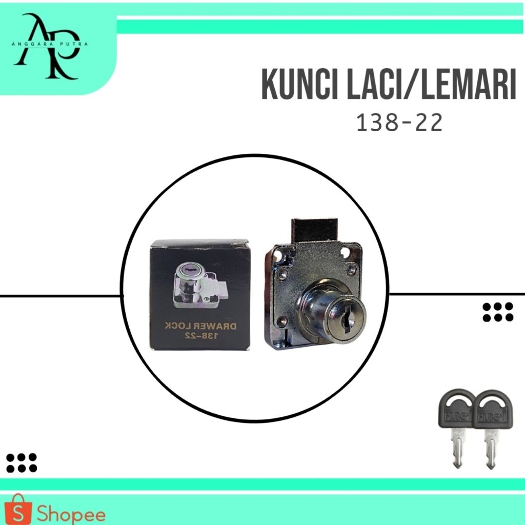 Kunci Lemari/Laci 1pcs SES 138-22