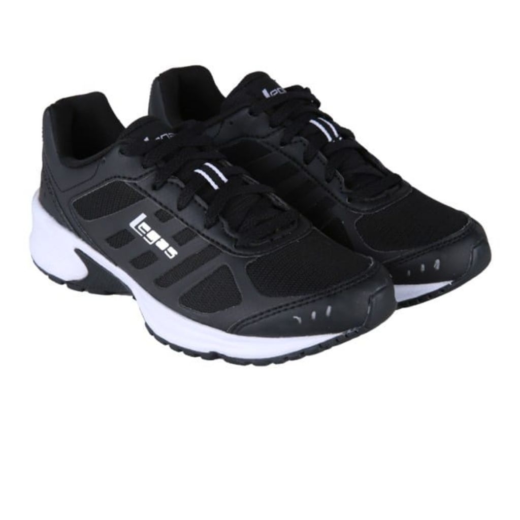 Sepatu League Legas Hitam Putih Atom La U Running Shoes Cowo Cewe Unisex Olahraga Pria Wanita Origin