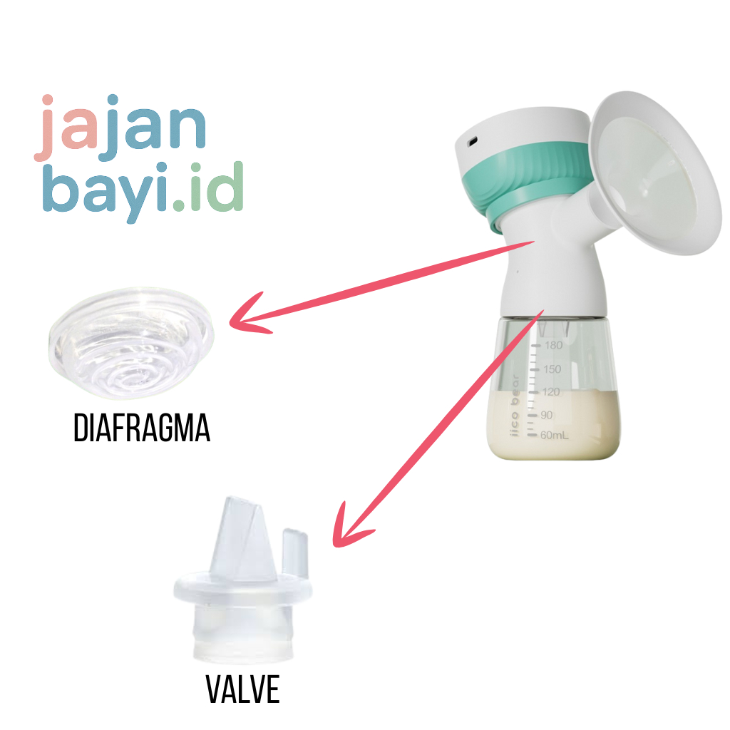 iico bear pompa asi model genggam sparepart/ Valve iico bear model genggam / Diafragma iico bear / P