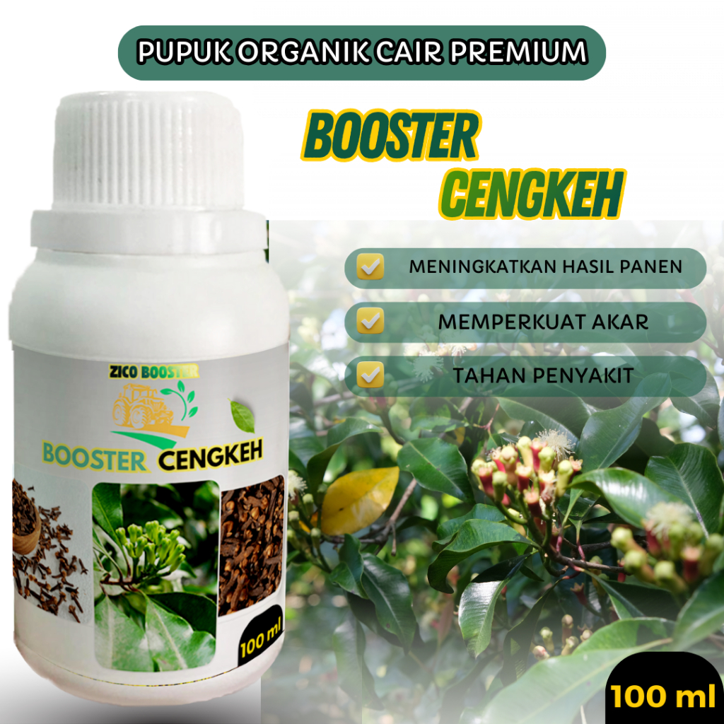 ZICO BOOSTER - Pupuk Booster Organik Cair / Booster CENGKEH Pupuk Organik