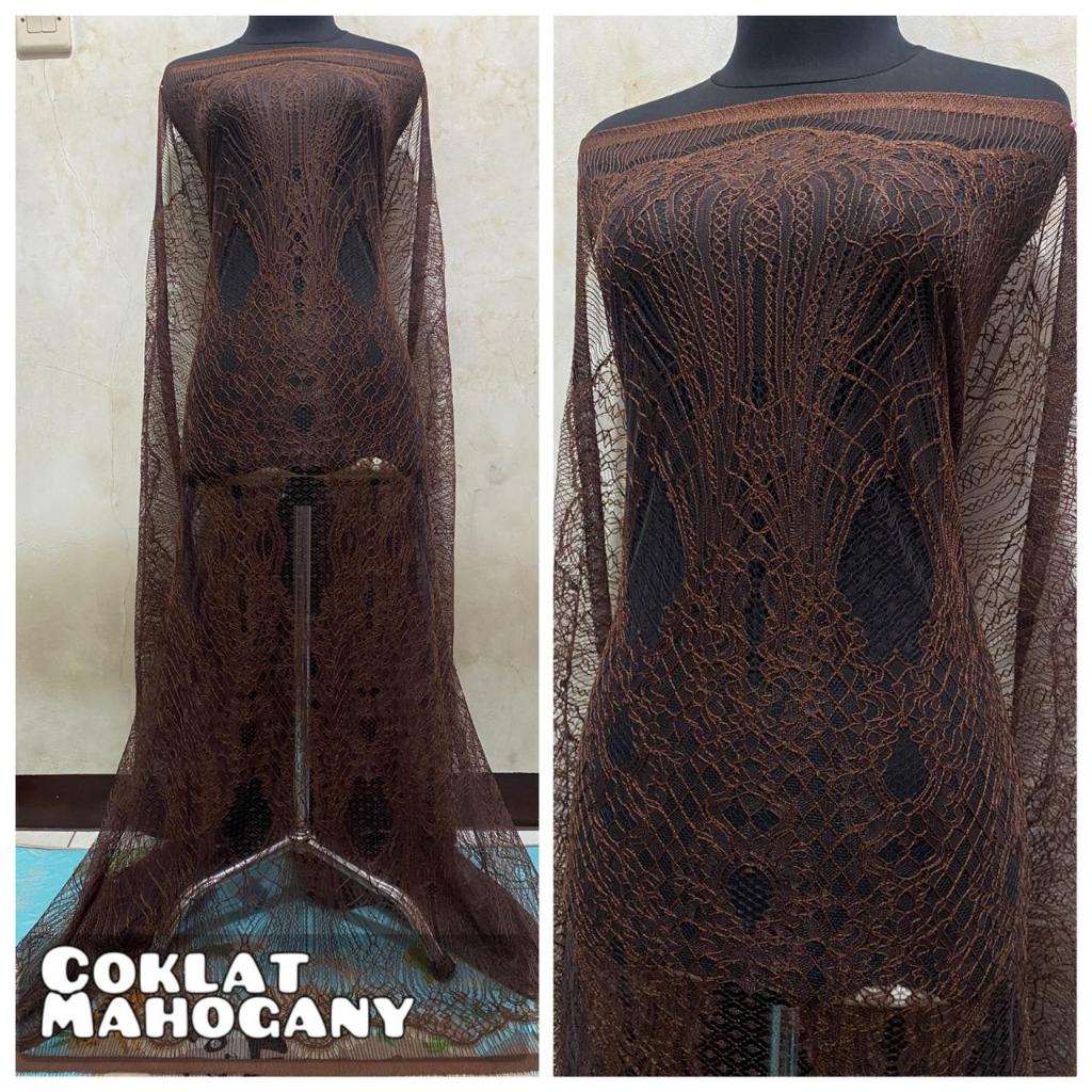 KAIN BRUKAT CHANTILY BAKAL KEBAYA BALI MODEREN