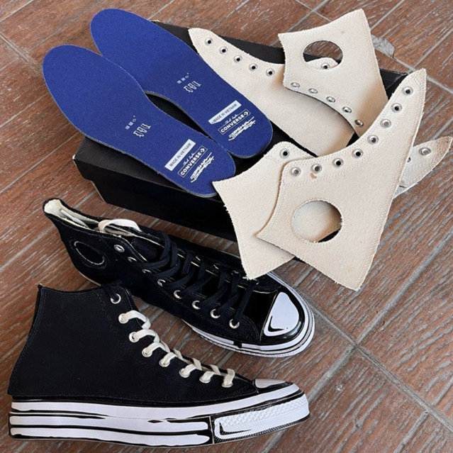 Converse CT hi 70s x Joshu Vides velcro upper