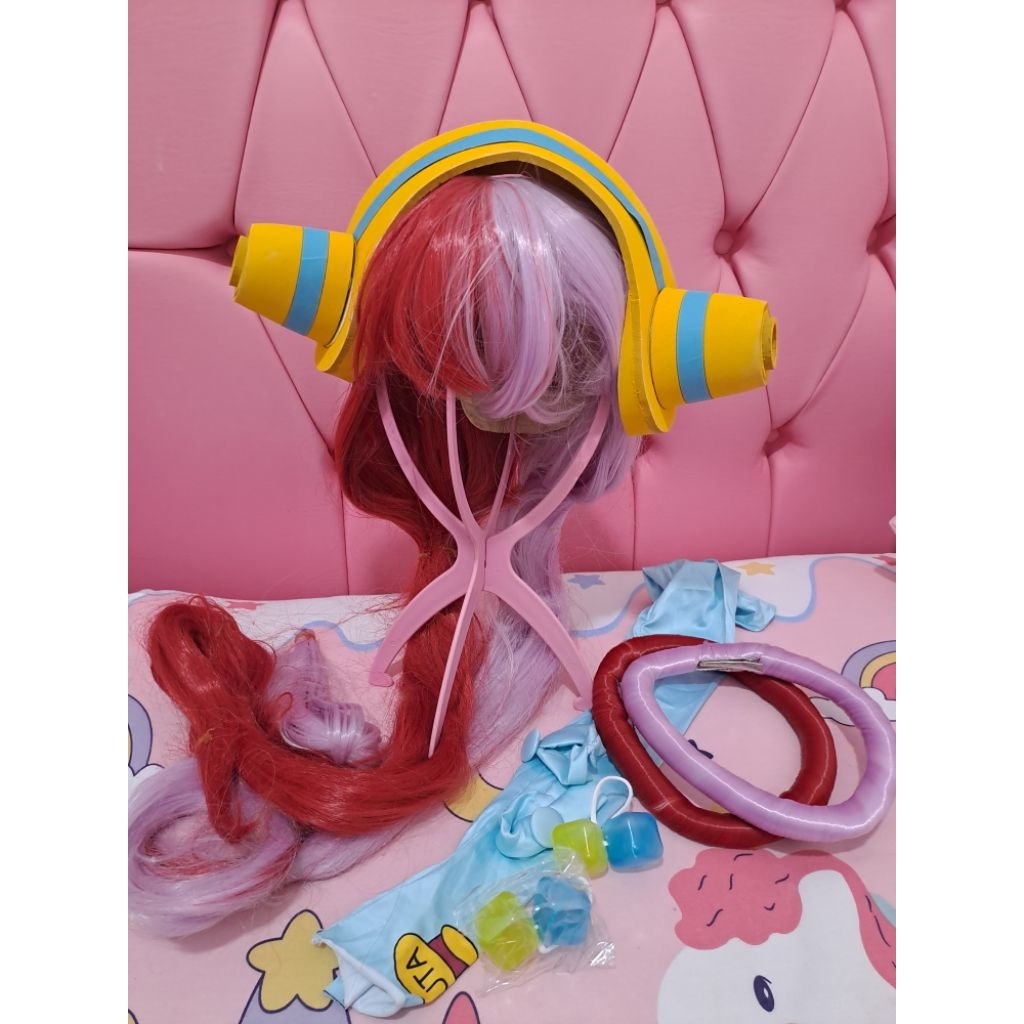 wig uta one piece full set acesoris