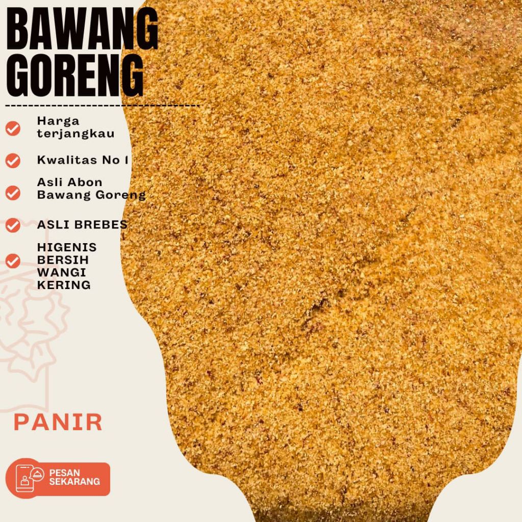 Abon Papeda/Panir Bawang 1kg Panir Bawang Murni Asli Brebes Murah