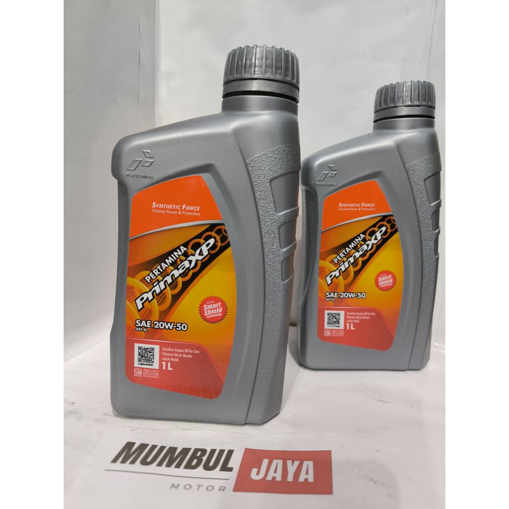 Pertamina Prima XP 20W-50 1 Liter | Oli Mesin Mobil Bensin
