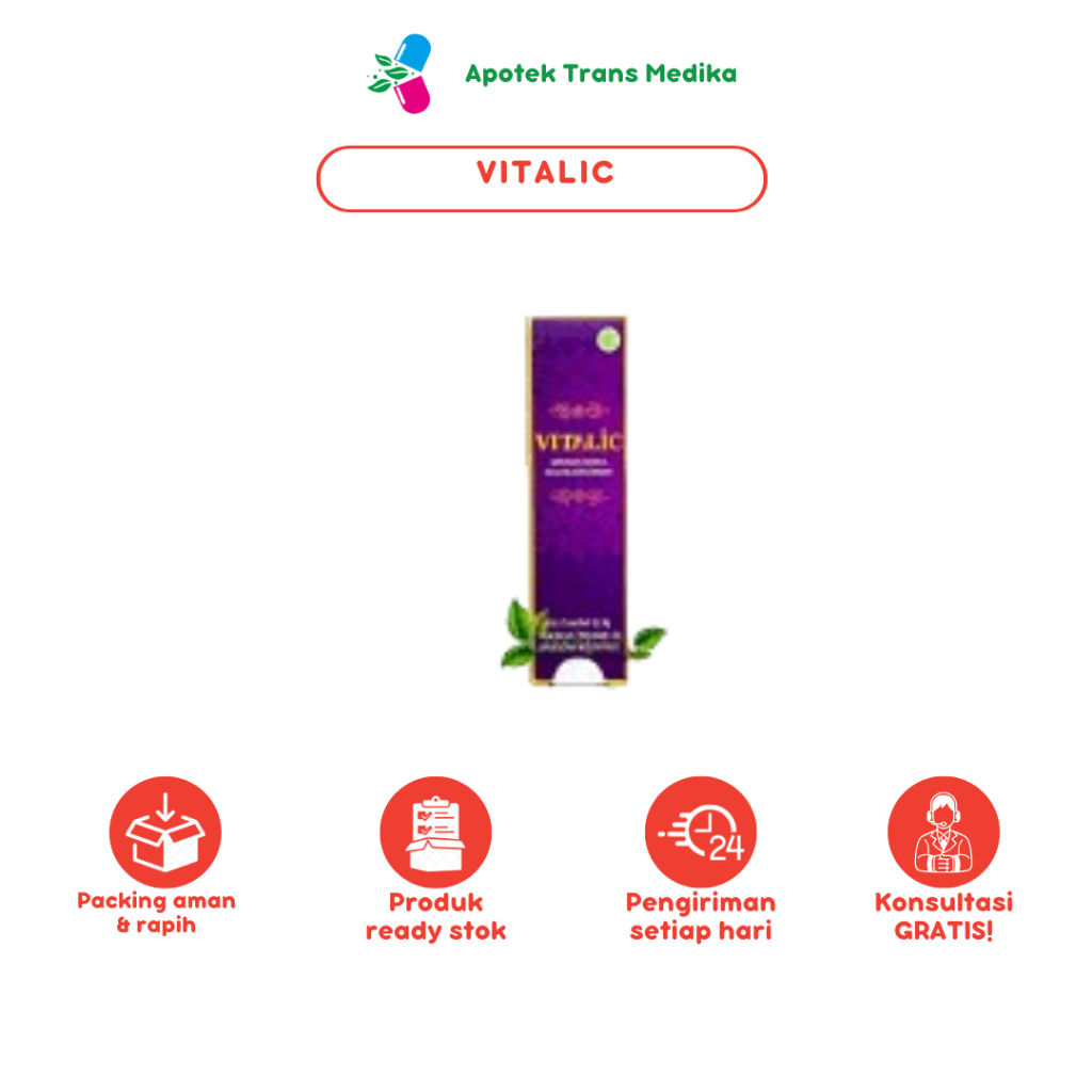 VITALIC Minuman Serbuk Menambah Stamina Pria Dewasa Rasa Blackcurrant