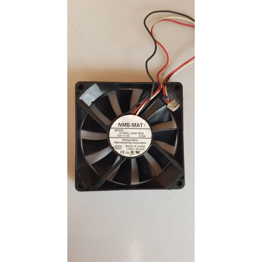 Fan/kipas NMB-MAT DC 12V-0.30A 8X8Cm 3pin