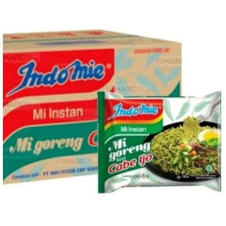 Indomie Goreng Cabe Ijo 1 dus isi 40 Bungkus