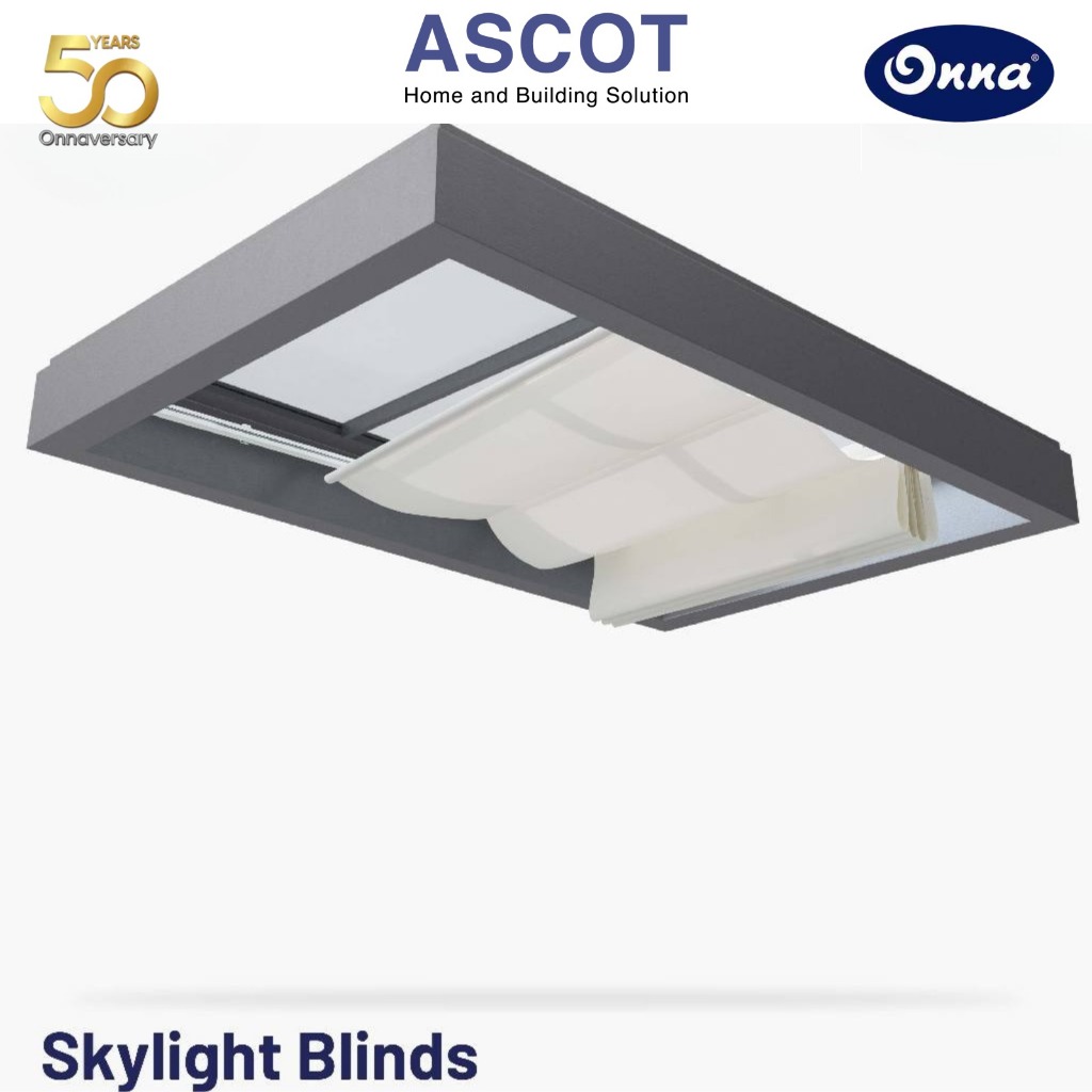 ONNA Skylight Blind Gorden / Tirai Atap Jendela Minimalis Modern (Ukuran Custom)